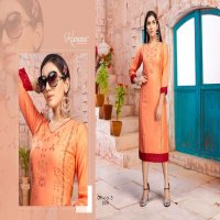 KANASU OLIVIA VOL 3 HEAVY REYON LONG PRINTED KURTI SUPPLIER