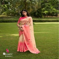 SHANGRILA PRESENT SANTORINI VOL 2 LATEST WEAVING SOFT FABRIC SAREES WITH DIGITAL DESIGNER FLORAL PRINTS