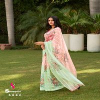 SHANGRILA PRESENT SANTORINI VOL 2 LATEST WEAVING SOFT FABRIC SAREES WITH DIGITAL DESIGNER FLORAL PRINTS
