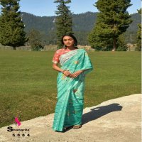 SHANGRILA PRESENT SANTORINI VOL 2 LATEST WEAVING SOFT FABRIC SAREES WITH DIGITAL DESIGNER FLORAL PRINTS
