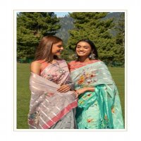 SHANGRILA PRESENT SANTORINI VOL 2 LATEST WEAVING SOFT FABRIC SAREES WITH DIGITAL DESIGNER FLORAL PRINTS