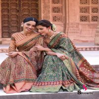 SHANGRILA PRESENT SHLOKA VISCOSE DIGITAL WITH KASHMIRI KALAMKARI PRINTS ON SOFT VISCOSE WEAVING FABRIC