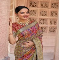 SHANGRILA PRESENT SHLOKA VISCOSE DIGITAL WITH KASHMIRI KALAMKARI PRINTS ON SOFT VISCOSE WEAVING FABRIC