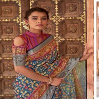 SHANGRILA PRESENT SHLOKA VISCOSE DIGITAL WITH KASHMIRI KALAMKARI PRINTS ON SOFT VISCOSE WEAVING FABRIC