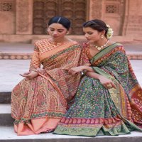 SHANGRILA PRESENT SHLOKA VISCOSE DIGITAL WITH KASHMIRI KALAMKARI PRINTS ON SOFT VISCOSE WEAVING FABRIC