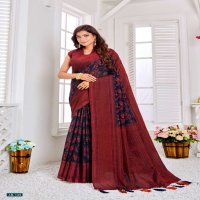 VINAMRA JAQARD BRASSO SEASON VOL 3 PRINTED DAILY LIFESTYLE SAREE AT WHOLESALE RATE