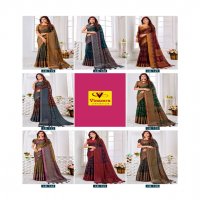 VINAMRA JAQARD BRASSO SEASON VOL 3 PRINTED DAILY LIFESTYLE SAREE AT WHOLESALE RATE