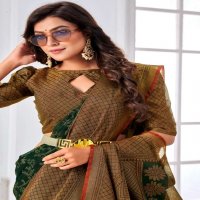 VINAMRA JAQARD BRASSO SEASON VOL 3 PRINTED DAILY LIFESTYLE SAREE AT WHOLESALE RATE