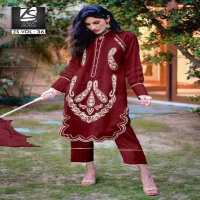 ZARA VOL 36 GEORGETTE DESIGNER PAKISTANI KURTI WITH COTTON PANTS