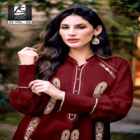 ZARA VOL 36 GEORGETTE DESIGNER PAKISTANI KURTI WITH COTTON PANTS