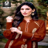 ZARA VOL 36 GEORGETTE DESIGNER PAKISTANI KURTI WITH COTTON PANTS