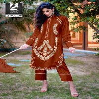 ZARA VOL 36 GEORGETTE DESIGNER PAKISTANI KURTI WITH COTTON PANTS