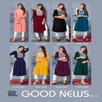 BLUEHILLS GOOD NEWS VOL 10 RAYON GRACEFUL LOOK KURTI CATALOG