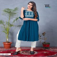 BLUEHILLS GOOD NEWS VOL 10 RAYON GRACEFUL LOOK KURTI CATALOG