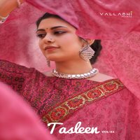 VALLABHI PRINTS TASLEEN 2 GEORGGET GRACEFUL LOOK SAREE CATALOG