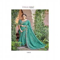 VALLABHI PRINTS TASLEEN 2 GEORGGET GRACEFUL LOOK SAREE CATALOG