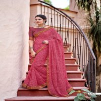 VALLABHI PRINTS TASLEEN 2 GEORGGET GRACEFUL LOOK SAREE CATALOG