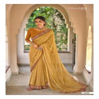 VALLABHI PRINTS TASLEEN 2 GEORGGET GRACEFUL LOOK SAREE CATALOG