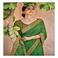 VALLABHI PRINTS TASLEEN 2 GEORGGET GRACEFUL LOOK SAREE CATALOG