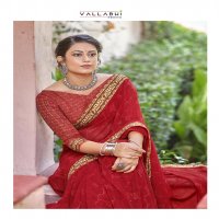 VALLABHI PRINTS TASLEEN 2 GEORGGET GRACEFUL LOOK SAREE CATALOG