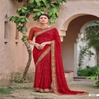 VALLABHI PRINTS TASLEEN 2 GEORGGET GRACEFUL LOOK SAREE CATALOG
