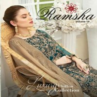 Ramsha Vol-19 Luxury Chiffon Collection Wholesale Branded Pakistani Dress