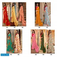 KIA VOL 5 BY 5D DESIGNER CHIFFON PRINTED SAREE ONLINE EXPORTER