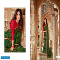 KIA VOL 5 BY 5D DESIGNER CHIFFON PRINTED SAREE ONLINE EXPORTER