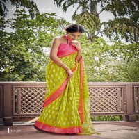 SHVETAMBAR TREE SHINE PURE LINEN SAREES AUTHORIZED SUPPLIER IN SURAT
