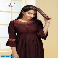 ICONIC VOL 2 BY FLY FREE HEAVY RAYON SHORT TOP KURTI CATALOG