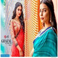 Manthan Ghazal Vol-3 Wholesale Full Sare Lace Catalogs