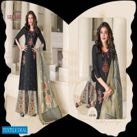 LILY AND LALI RIWAAZ 2 SILK ASTONISH STYLE KURTI DIVIDER PLAZZO WITH DUPATTA CATALOG