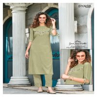 SYASII FASHION RAMIA VOL 2 CHINNON WESTERN STYLE KURTI WITH PANT CATALOG