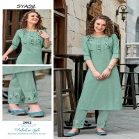 SYASII FASHION RAMIA VOL 2 CHINNON WESTERN STYLE KURTI WITH PANT CATALOG