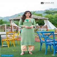 Kadlee Pankh Vol-6 Wholesale Ready to Wear Kurti With Plazzo Set