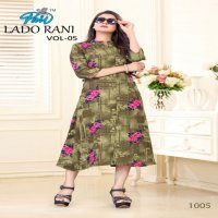 Pari Lado Rani Vol-5 wholesale Long Kurtis
