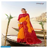 Lifestyle Chhath Special Wholesale Rajjo Net Ethnic Sarees