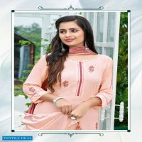 WOOGLEE BUTTERFLY FANCY KURTI WITH BOTTOM AND DUPATTA SET READYMADE