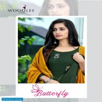 WOOGLEE BUTTERFLY FANCY KURTI WITH BOTTOM AND DUPATTA SET READYMADE