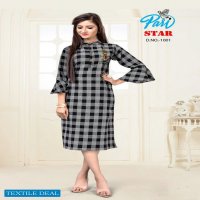 Pari Star Wholesale Printed Long Kurtis
