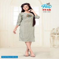 Pari Star Wholesale Printed Long Kurtis