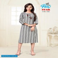 Pari Star Wholesale Printed Long Kurtis