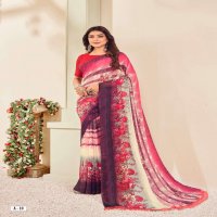 VINAMRA ANUPAMA VOL 1 PURE GEORGETTE SOFT PRINTED SARIS WHOLESALER