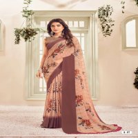 VINAMRA ANUPAMA VOL 1 PURE GEORGETTE SOFT PRINTED SARIS WHOLESALER