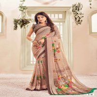 VINAMRA ANUPAMA VOL 1 PURE GEORGETTE SOFT PRINTED SARIS WHOLESALER