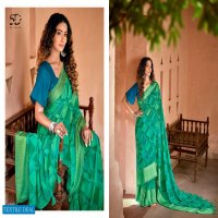 5D AMBER VOL 8 GEORGETTE PRINTED FANCY SAREES