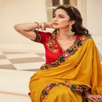 Desi Luk Devsena Vol-10 Wholesale Fancy Blouse Party Wear Sarees