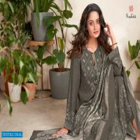 SUDRITI PRESENTS NAZMA PASHMINA DIGITAL PRINT WITH MIRROR WORK DRESS MATERIALS