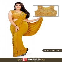 Paras All Hit Design Wholesale Festive Readymade Blouse Sarees