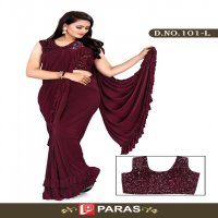 Paras All Hit Design Wholesale Festive Readymade Blouse Sarees